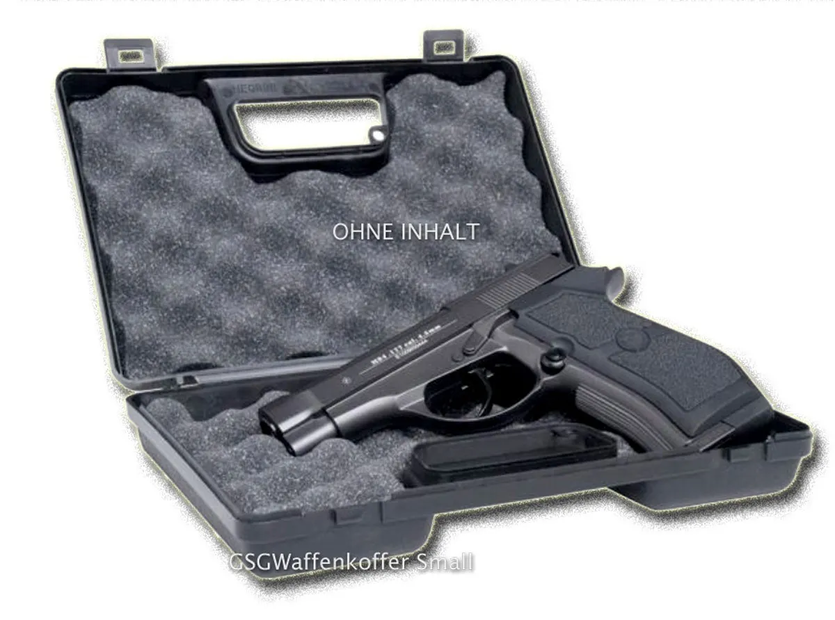 KAAN* GSG Koffer Small | Softair Waffenkoffer Abmessung 22,5 x 14,5 cm - Rückansicht